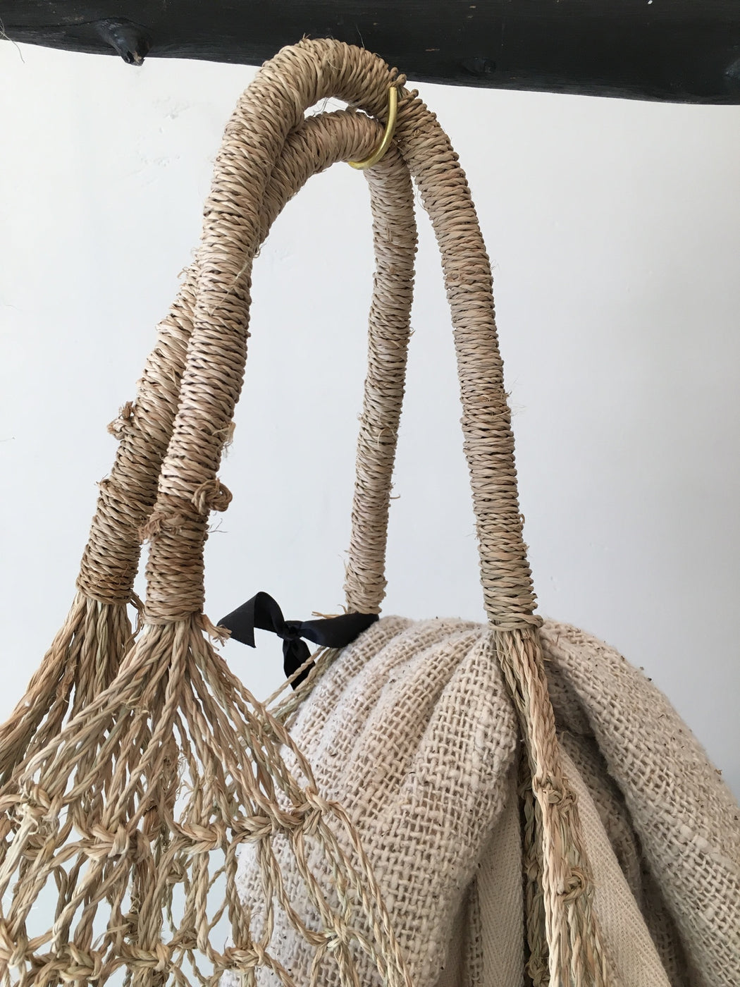 Cable Net Woven Bag — THE WICKED BOHEME